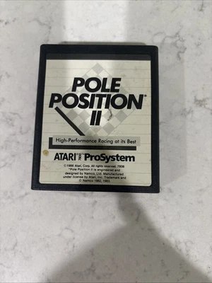 POLE POSITION 2 Atari 7800 Game Cartridge Tested & Cleaned - Image 1 of 4