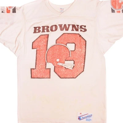 CAMISETA VINTAGE CHAMPION NFL BROWNS PRINCIPIOS AÑOS 80-90 TALLA MEDIANA HECHA EN EE. UU. Foto 1 de 4