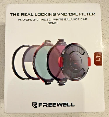 Freewell 82mm L1 Real Locking VND/CPL All Day Kit Hybrid VND/CPL 3-10 Stops ND32 - Image 1 of 4