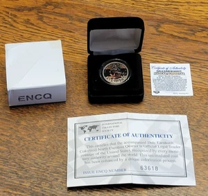 Dale Earnhardt Colorized 2001 North Carolina Quarter NASCAR with case - Picture 1 of 7