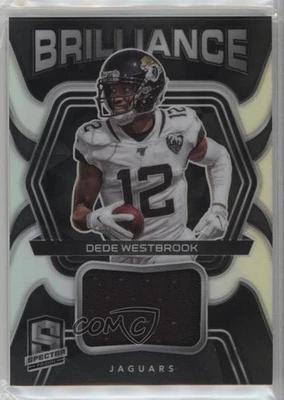 2020 Panini Spectra Brilliance Relics /99 Dede Westbrook #9 - Image 1 of 2