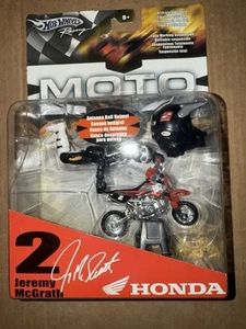 HOT WHEELS MOTO JEREMY MCGRATH HONDA CRF50 NIP - Picture 1 of 2