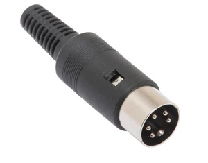 ETA3, Philmore 5 Pin 240° Inline Stecker DIN Stecker ~ Lötausführung - Bild 1 von 1