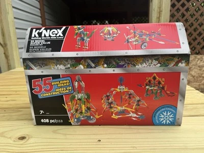 K`Nex 408 Piece Building Set 55 Ideas Model Super Value Boxed Set P-009 CS4L - Image 1 of 4