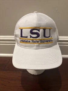 LOUISIANA STATE UNIVERSITY LSU VINTAGE HAT-Three Bar-SnapBack-The Game - Picture 1 of 12
