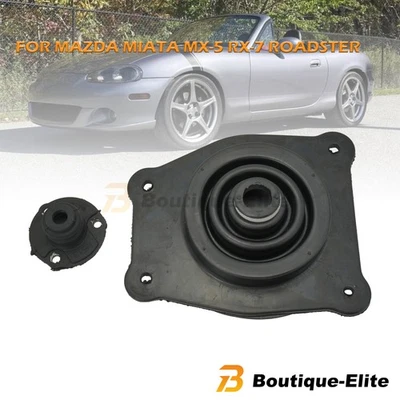 For Mazda Miata MX-5 RX-7 Roadster Bush Shift Boots Shifter Turret Insulator Kit Foto 1 de 4