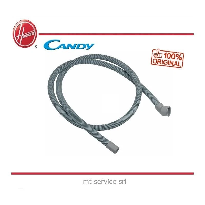 TUBO SCARICO LAVASTOVIGLIE 2 MT ORIGINALE CANDY HOOVER  - Immagine 1 di 1