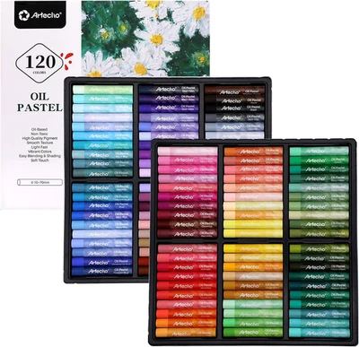 Set 120 Pastelli a Olio per Disegno e Pittura Artistica Principianti e Adulti - Immagine 1 di 4