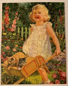 A WEE BIT OF HEAVEN jigsaw puzzle, figurals 270 pieces, wooden, R. Tuck Zag Zaw - Picture 1 of 12