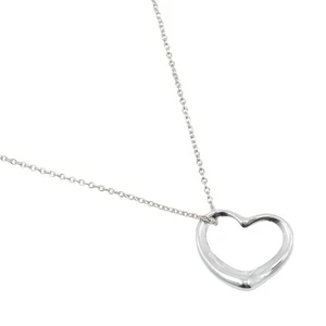 TIFFANY & Co. Open Heart Elsa Peretti Necklace for Women Excellent - Picture 1 of 10