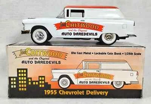 1955 Chevy Sedan Delivery Joie Chitwood Auto DareDevils Diecast 1:25 HAND SIGNED - Picture 1 of 7