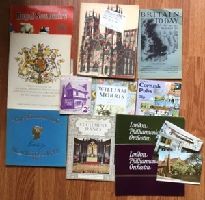 Vintage EPHEMERA LOT Books Postcards ENGLAND Great Britain TRAVEL ROYALTY EVENTS - Picture 1 of 9