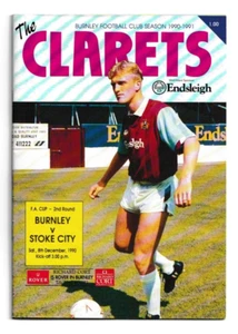 Burnley v Stoke City 1990/91 FA Cup 2nd Round - Bild 1 von 1