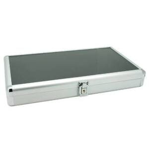 Locking Aluminum Display Case Storage Organizer Sales Case with Black Pad