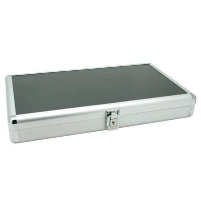 Locking Aluminum Display Case Storage Organizer Sales Presentaiton  Case  - Image 1 of 3