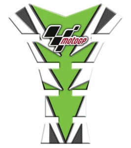PROTEZIONE SERBATOIO MOTO GP TANK PAD CARBONIO VERDE MGPTNK06 ADESIVO - Picture 1 of 1