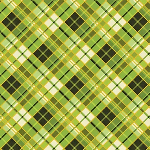 BENARTEX FABRICS "#14035M 44 PLAID GREEN GOLD BTY - Picture 1 of 1