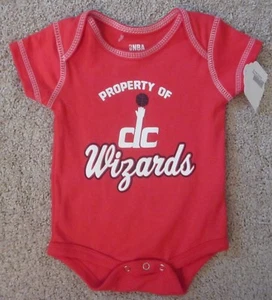 WASHINGTON DC WIZARDS NBA TODDLER ONE PIECE-SIE NEW W/TAGS! 0-3 MONTHS NEWBORN - Picture 1 of 3