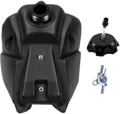 Tanque de combustível para motocross KLX110 KX65 RM65 DRZ110 bicicleta sujeira + tampa Petcock EUA ESTOQUE - Imagem 1 de 4