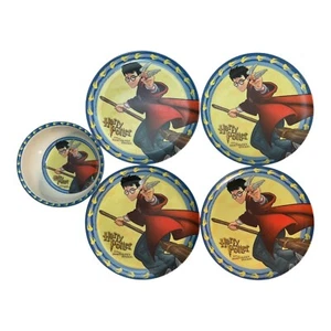 Harry Potter & der Stein der Weisen 4er Set Teller 1 Schale 2001 Zak Designs - Bild 1 von 5