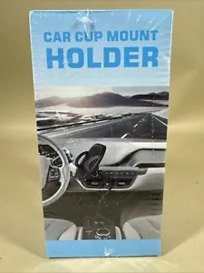 Car Cup Mount Cell Phone Holder Black XS - Picture 1 of 4