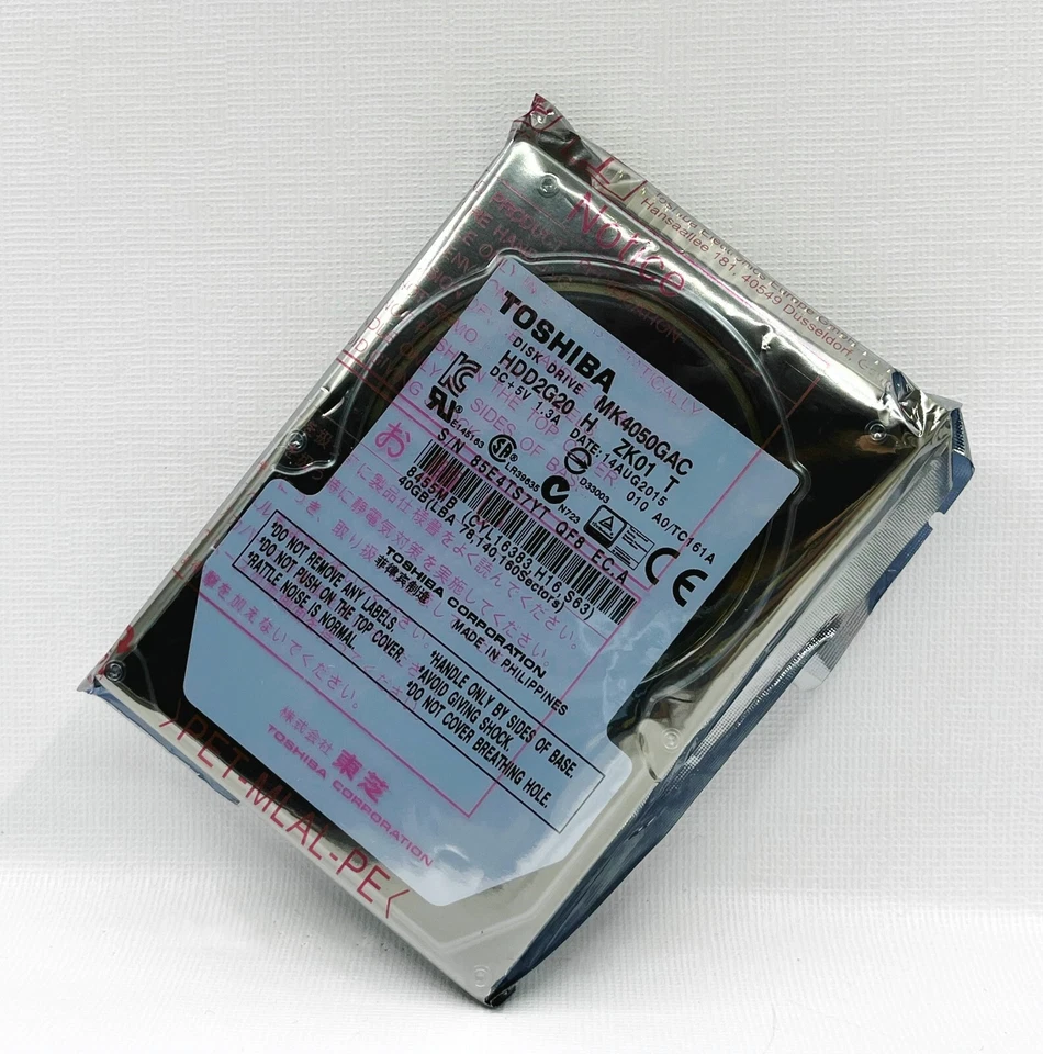 NEW Toshiba 40GB built-in 2.5" MK4050GAC automotive temperature control HDD - Image 1 of 4