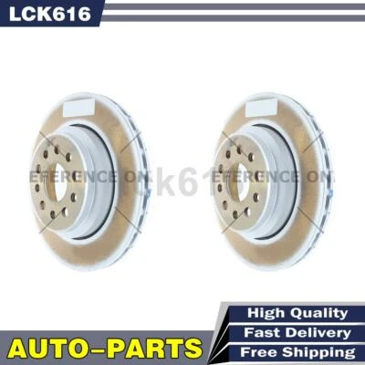 Se adapta a Maserati Quattroporte 2014-2015 piezas centradas 2X rotor de freno de disco trasero Foto 1 de 3