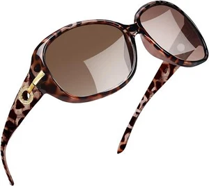 Joopin Jackie Sunglasses Oversized Shades for Women A05-cheetah Print/Brown - Picture 1 of 5