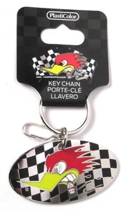 MR. HORSEPOWER Claysmith Checkered Flag Keychain Ring PlastiColor #4164 >NEW< - Picture 1 of 2