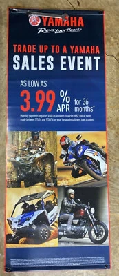 Banner promocional para concesionario Yamaha evento de ventas 24wx61h Foto 1 de 2