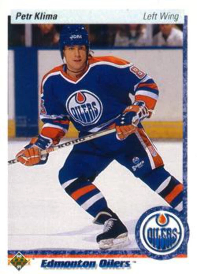 #282 Petr Klima - Edmonton Oilers - 1990-91 Upper Deck Hockey - Image 1 of 1