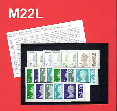 2022 M22L BARCODED MACHIN CODE VARIATIONS YEAR SETS (Various Options) • 14.99£