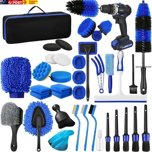 37Pcs Car Detailing Kit, Car Detailing Brush Set, Car Cleaning Kit, Car Detailin - Picture 1 of 9