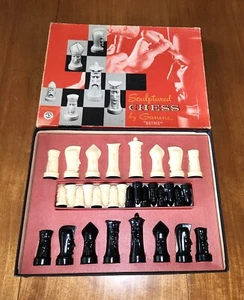 Peter Ganine Gothic Sculptured Chess Set 1961 Salon Edition #1475 Complete - Picture 1 of 9