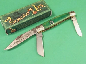 ROUGH RYDER RR1057 Stockman A STROKE OF LUCK pocket knife 4 1/4" closed NEW! - Picture 1 of 7