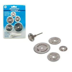 Silverline HSS Saw Disc Set For GMC/Dremel Rotary Tools Cuts Copper Wood Plastic - Picture 1 of 6