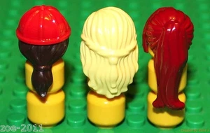 Lego 3x Ladies Girl Female Hair NEW!!! - Picture 1 of 1
