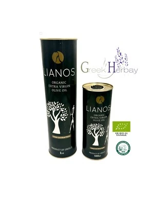 Organic Greek Extra Virgin Olive Oil Koroneiki Variety 250ml-1.5Lt Cold Pressed" - Image 1 of 3