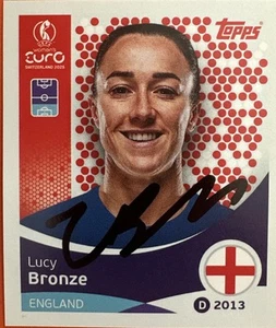 England Lucy Bronze Hand Signed Women Euro 2025 Topps Women Sticker - Bild 1 von 1