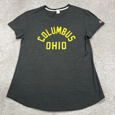 Columbus Crew T-Shirt Women’s XL Gray Yellow Short Sleeve Homage Made In USA - Image 1 of 4