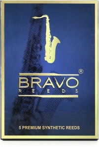 Bravo Synthetic Reeds for Tenor Saxophone-Strength 3.0 (Box of 5), Model BR-TS30 - Picture 1 of 1