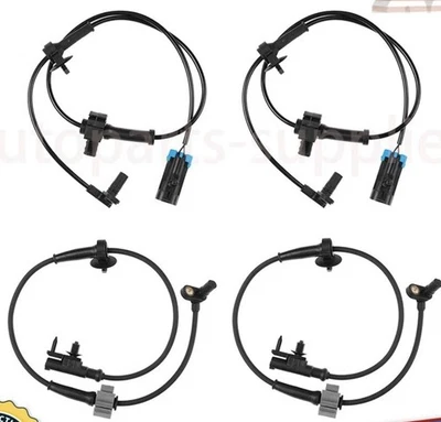 4Pcs Front Rear ABS Wheel Speed Sensors For Chevy Avalanche GMC Yukon Cadillac - Image 1 of 4
