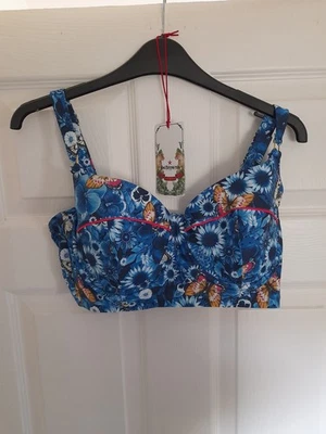 Joe Brown Bikini Top Underwired Padded Size 14 - Image 1 of 4