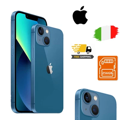 NUOVO Apple iPhone 13 - 256GB - Blu (Sbloccato) ✔️Garanzia 24 MESI ✔️SIGILLATO - Immagine 1 di 4