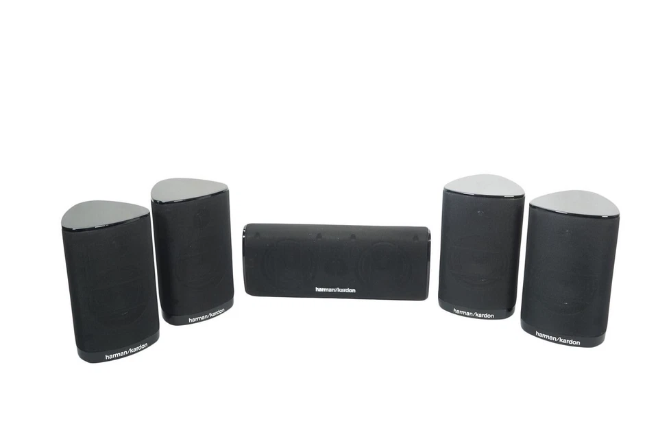 ✅5x Harman Kardon SAT-TS15 Lautsprecher Boxen Schwarz✅ - Bild 1 von 4