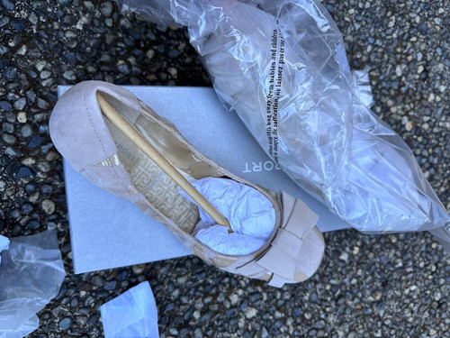 ADIDAS Ballerine Rockport Adiprene Tan Stampa Daya Donna Taglia 6 5 Nuove con scatola