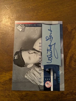 2003 SP Authentic #WF Whitey Ford Chirography Hall of Famers #/150 - Image 1 of 2