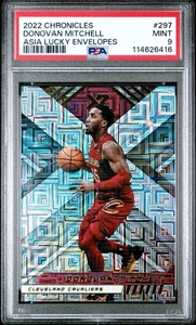 2022-23 Panini Chronicles Donovan Mitchell Asia Lucky Envelopes #'ed 2/8 PSA 9 - Picture 1 of 1