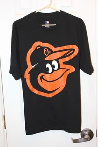 black Baltimore Orioles oversized logo t-shirt - adult extra-large / XL - Picture 1 of 4