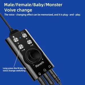USB to 3 5mm Sound Card with 7 1 Surround Sound for Gaming Laptops and PCs - Picture 1 of 12